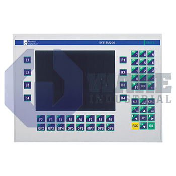BTV15.2CA-64B-32D-B-FW | BTV15 Visualisation Terminal manufactured by Bosch Rexroth Indramat. This Terminal features a Color, 8 Display and uses a Standard Keyboard. | Image
