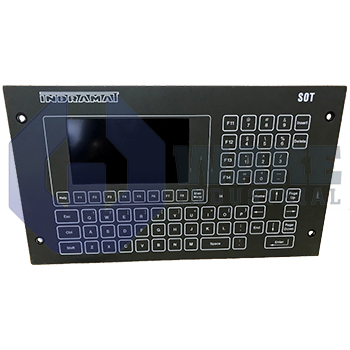 SOT02-E1A-AS | The SOT02-E1A-AS Operator Panel is manufactured by Rexroth Indramat Bosch. The Hardware Version of this panel is 16 Line Display and the Constuction is a Station Unit. The RAM Capacity is 128 and the CLM Application is Undefined. | Image