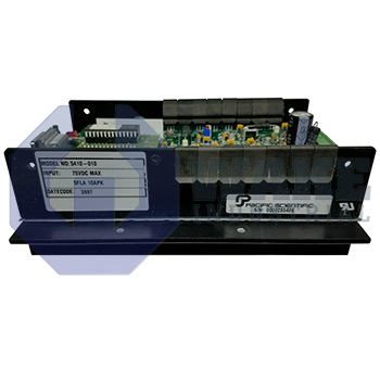 5410-010 | 5000 Series Stepper Motor Drive manufactured by Pacific Scientific. This Stepper Motor Drive features a Functionality & Drive Configuration of Driver only, User provided power supply and a Power Level of 7.1 A peak, (6000 family only), 5 A rms 65 Vdc with integral power supply, 18 - 75 Vdc with user provided power supply. | Image