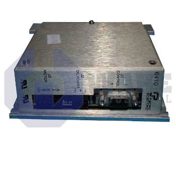 6410-001-C-H-N | 6410 Series Stepper Drive manufactured by Pacific Scientific. This Stepper Drive features a Power Level of 7.1 A peak, 5 A rms 24-75 Vdc along with a Customization Number of Standard Unit. | Image