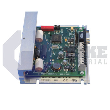 6410-020-N-N-N | 6410 Series Stepper Drive manufactured by Pacific Scientific. This Stepper Drive features a Power Level of 7.1 A peak, 5 A rms 24-75 Vdc along with a Customization Number of Factory Assigned. | Image