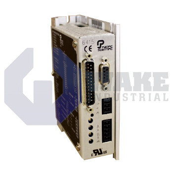 6415-001-C-H-K | 6415 Series Stepper Drive manufactured by Pacific Scientific. This Stepper Drive features a Power Level of 7.1 A peak, 5 A rms 24-75 Vdc along with a Customer Customization Number of Standard Unit. | Image