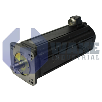 ADF134B-B05TL0-BS07-A2N1/S032 | The ADF134B-B05TL0-BS07-A2N1/S032 Main Spindle motor is a part of the ADF series manufactured by Bosch Rexroth. This motor operates with its Output Connector on the Left Side , Standard bearing, a Digital servo with integrated multiturn absolute encoder motor feedback type, and is Not Equipped with a holding break. | Image