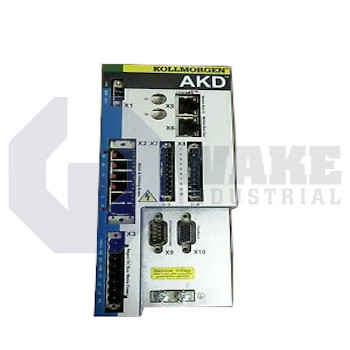 AKD-B01207-NBAN-0000 | The AKD-B01207-NBAN-0000 is manufactured by Kollmorgen as part of the AKD Servo Drive Series. These drives are fast, and flexible drives with features such as a drive continous output power of 8000 Watts  and a rated supply voltage of 240/480 V. As well as, Rated output current of 12 A and a peak output current of 30 A. AKD drives offer the greatest output in a compact body. | Image