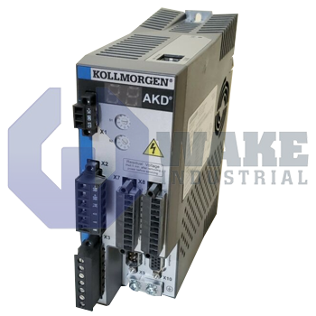 AKD-P00306-NACN-0000 | The AKD-P00306-NACN-0000 is manufactured by Kollmorgen as part of the AKD Servo Drive Series. These drives are fast, and flexible drives with features such as a drive continous output power of 1100 Watts and a rated supply voltage of 120/240 V. As well as, Rated output current of 3 A and a peak output current of 9 A. AKD drives offer the greatest output in a compact body. | Image