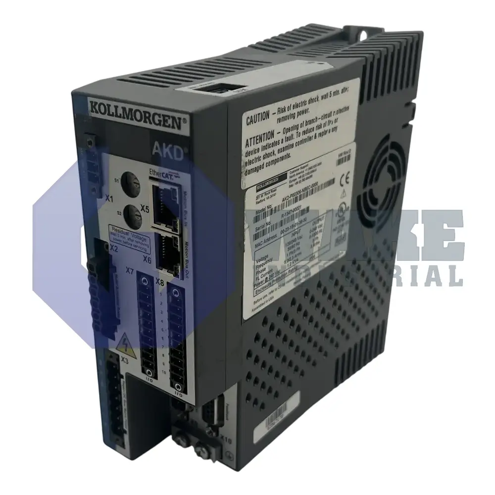 Kollmorgen AKD-P00306-NBEC-0000 Main (Front Left) image