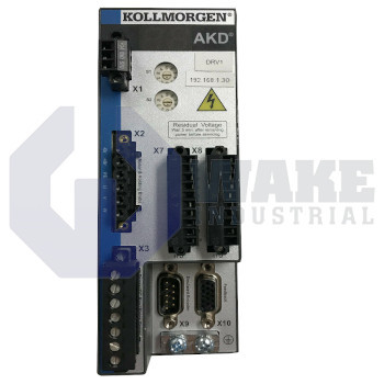 AKD-P00306-NBEI-0000 | The AKD-P00306-NBEI-0000 is manufactured by Kollmorgen as part of the AKD Servo Drive Series. These drives are fast, and flexible drives with features such as a drive continous output power of 1100 Watts and a rated supply voltage of 120/240 V. As well as, Rated output current of 3 A and a peak output current of 9 A. AKD drives offer the greatest output in a compact body. | Image