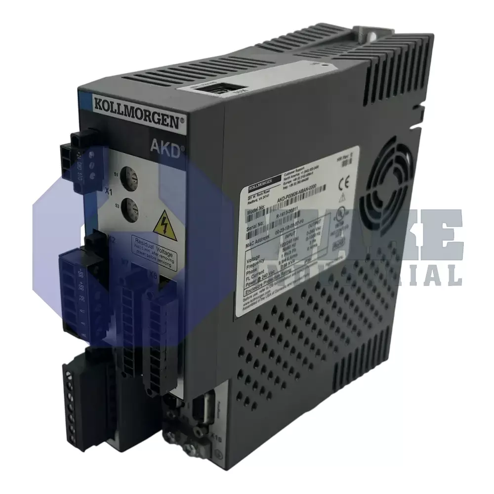 Kollmorgen AKD-P00606-NBAN-0000 Main (Front Left) image