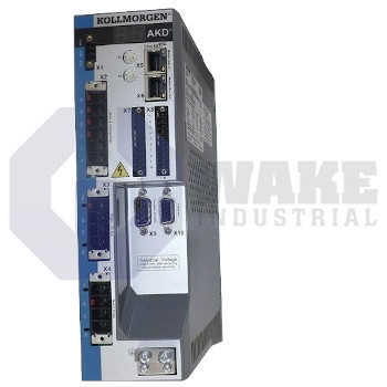 AKD-P00607-NBCC-E000 | The AKD-P00607-NBCC-E000 is manufactured by Kollmorgen as part of the AKD Servo Drive Series. These drives are fast, and flexible drives with features such as a drive continous output power of 4000 Watts and a rated supply voltage of 240/480 V. As well as, Rated output current of 6 A and a peak output current of 18 A. AKD drives offer the greatest output in a compact body. | Image