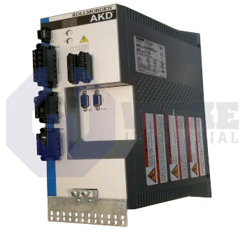 AKD-P02407-NBEC-0000 | The AKD-P02407-NBEC-0000 is manufactured by Kollmorgen as part of the AKD Servo Drive Series. These drives are fast, and flexible drives with features such as a drive continous output power of 16000 Watts and a rated supply voltage of 240/480 V. As well as, Rated output current of 24 A and a peak output current of 48 A. AKD drives offer the greatest output in a compact body. | Image