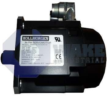 AKM51E-HCS2R-02 | The AKM51E-HCS2R-02 Is manufactured by Kollmorgen and features a max BUS of 640 and max Tp of 38.4 Nm. The AKM series also featured a max rated force of  6000 and max rated power of 3.87 kW. | Image