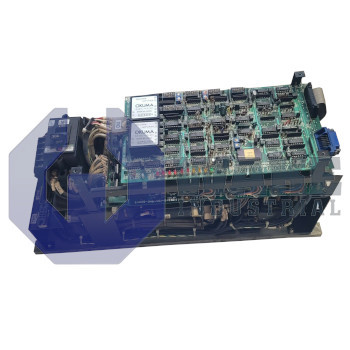 BDU-30A | The BDU-30A was manufactured by Okuma as part of their BDU Servomotor Drive Series. This Servo Drive has an input voltage of 200/220V and 3 Phases. The drive runs on a 50/60 Hz frequency ensuring proper amplificaion and transmission of the current signal for stellar servo motor operation. | Image