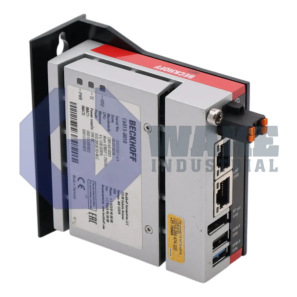 Beckhoff C6015-0010 1.46GHz Industrial PCリアルタイムモーション制御システム Beckhoff C6015-0010 brand new Fast shipping