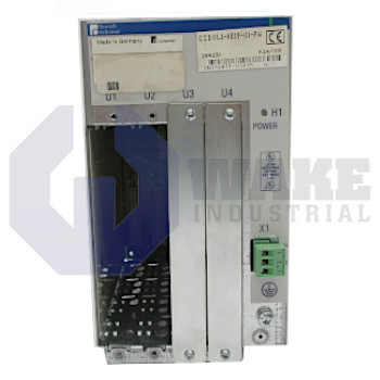 CCD01.1-KE19-01-FW | CCD01.1-KE19-01-FW Controller manufactured by Rexroth, Indramat, Bosch. This controller comes with 4 terminals that can house CLC-D02.3M-FW and DEA28.1M and operates with a power consumption of 1 W. | Image