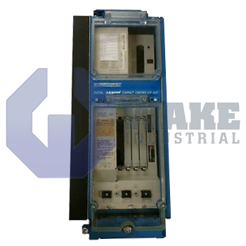 DDC01.1-K050A-DL08-01-FW | The DDC01.1-K050A-DL08-01-FW Servo Compact Controller is anufactured by Rexroth Indramat Bosch. This controller has a Air, Natural Convention  cooling type, a rated current of 50 A and a Standard (50 A? 200 A rated current) Noise Emission at Motor. This DDC Controller has a(n) Single Axis Positioning Control Command Module. | Image