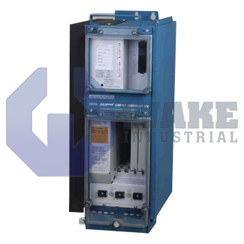 DDC01.1-K050B-DL01-01-FW | The DDC01.1-K050B-DL01-01-FW Servo Compact Controller is anufactured by Rexroth Indramat Bosch. This controller has a Air, Natural Convention  cooling type, a rated current of 50 A and a Reduced (only with 50 A Rated Current) Noise Emission at Motor. This DDC Controller has a(n) Single Axis Positioning Control Command Module. | Image