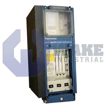 DDC01.1-K100A-DL02-01-FW | The DDC01.1-K100A-DL02-01-FW Servo Compact Controller is anufactured by Rexroth Indramat Bosch. This controller has a Air, Natural Convention  cooling type, a rated current of 100 A and a Standard (50 A? 200 A rated current) Noise Emission at Motor. This DDC Controller has a(n) Single Axis Positioning Control Command Module. | Image