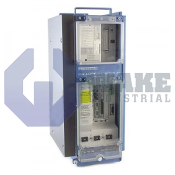 DDC01.1-K150A-DA07-00/S001 | The DDC01.1-K150A-DA07-00/S001 Servo Compact Controller is anufactured by Rexroth Indramat Bosch. This controller has a Air, Natural Convention  cooling type, a rated current of 150 A and a Standard (50 A? 200 A rated current) Noise Emission at Motor. This DDC Controller has a(n) ANALOG  Command Module. | Image