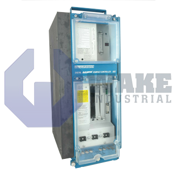 DDC01.1-K150A-DL05-01-FW | The DDC01.1-K150A-DL05-01-FW Servo Compact Controller is anufactured by Rexroth Indramat Bosch. This controller has a Air, Natural Convention  cooling type, a rated current of 150 A and a Standard (50 A? 200 A rated current) Noise Emission at Motor. This DDC Controller has a(n) Single Axis Positioning Control Command Module. | Image