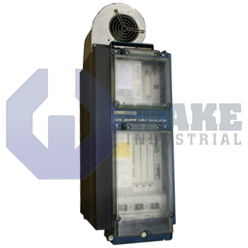 DDC01.1-K150A-DS01-02-FW | The DDC01.1-K150A-DS01-02-FW Servo Compact Controller is anufactured by Rexroth Indramat Bosch. This controller has a Air, Natural Convention  cooling type, a rated current of 150 A and a Standard (50 A? 200 A rated current) Noise Emission at Motor. This DDC Controller has a(n) SERCOS Command Module. | Image
