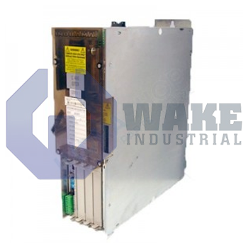 DDC01.1 K200A-DA05-00 | The DDC01.1 K200A-DA05-00 Servo Compact Controller is anufactured by Rexroth Indramat Bosch. This controller has a Air, Natural Convention  cooling type, a rated current of 200 A and a Standard (50 A? 200 A rated current) Noise Emission at Motor. This DDC Controller has a(n) ANALOG  Command Module. | Image