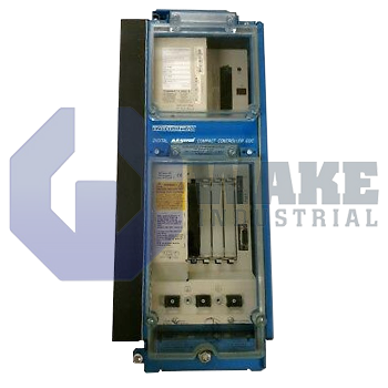 DDC01.2-K050A-DA02-01-FW | The DDC01.2-K050A-DA02-01-FW Servo Compact Controller is anufactured by Rexroth Indramat Bosch. This controller has a Air, Natural Convention  cooling type, a rated current of 50 A and a Standard (100 A? 200 A rated current) Noise Emission at Motor. This DDC Controller has a(n) ANALOG  Command Module. | Image