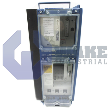 DDC01.2-K150A-DS57-00-FW | The DDC01.2-K150A-DS57-00-FW Servo Compact Controller is anufactured by Rexroth Indramat Bosch. This controller has a Air, Natural Convention  cooling type, a rated current of 150 A and a Standard (100 A? 200 A rated current) Noise Emission at Motor. This DDC Controller has a(n) SERCOS Command Module. | Image