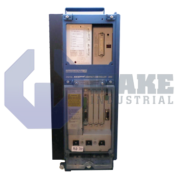 DDC01.2-N050C-DA02-01-FW | The DDC01.2-N050C-DA02-01-FW Servo Compact Controller is anufactured by Rexroth Indramat Bosch. This controller has a Not Specified cooling type, a rated current of 50 A and a 50 A Standard Noise Emission at Motor. This DDC Controller has a(n) ANALOG  Command Module. | Image