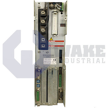 DDS02.2-W100-BE75-02-FW | The DDS02.2-W100-BE75-02-FW Servo Drive is manufactured by Bosch Rexorth Indramat. The drive operates with Internal Cooling, 100 A rated current, and Digital Servo and Resolver Feedback. | Image