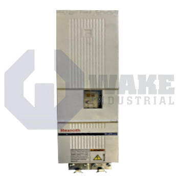DKC03.2-100-7-FW | The DKC03.2-100-7-FW drive controller is manufactured by Bosch Rexroth Indramat. This version 2 unit operates with a 100A type current and its firmware is Sold Separately. | Image
