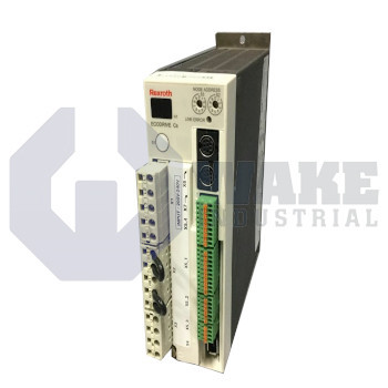 DKC01.3-004-3-MGP-01VRS | The DKC01.3-004-3-MGP-01VRS drive controller is manufactured by Bosch Rexroth Indramat. This version 3 unit operates with a 4A type current and its firmware is Release Status. | Image