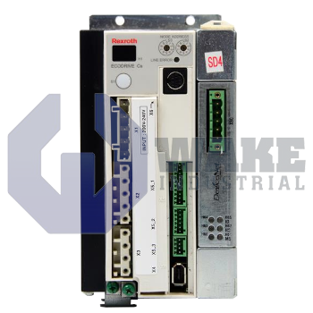 DKC10.3-018-3-MGP-01VRS | The DKC10.3-018-3-MGP-01VRS drive controller is manufactured by Bosch Rexroth Indramat. This version 3 unit operates with a 18A type current and its firmware is Release Status. | Image