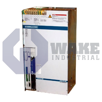 DKR02.1-W300N-B | The DKR02.1-W300N-B Drive Controller is manufactured by Rexroth Indramat Bosch. This drive controller operates with a rated current of 300 A, a Built-in Blower cooling mechanism, its command communication interface is Not Specified and it is Not Equipped with a bleeder. | Image