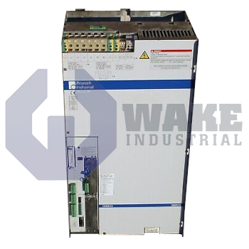 DKR03.1-W100B-BE12-01-FW | The DKR03.1-W100B-BE12-01-FW Drive Controller is manufactured by Rexroth Indramat Bosch. This drive controller operates with a rated current of 100 A, a Built-in Blower cooling mechanism, its command communication interface is SERCOS and it is Equipped with a bleeder. | Image