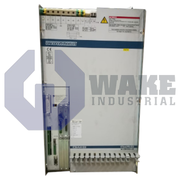 DKR03.1-W100N-B | The DKR03.1-W100N-B Drive Controller is manufactured by Rexroth Indramat Bosch. This drive controller operates with a rated current of 100 A, a Built-in Blower cooling mechanism, its command communication interface is Not Specified and it is Not Equipped with a bleeder. | Image