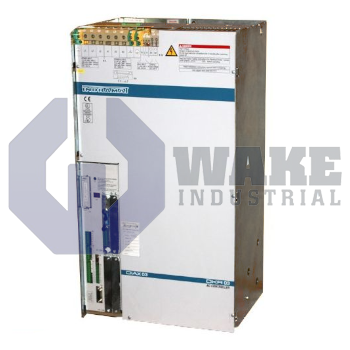 DKR03.1-W100N-BA01-01-FW | The DKR03.1-W100N-BA01-01-FW Drive Controller is manufactured by Rexroth Indramat Bosch. This drive controller operates with a rated current of 100 A, a Built-in Blower cooling mechanism, its command communication interface is ANALOG and it is Not Equipped with a bleeder. | Image