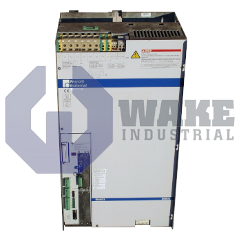 DKR03.1-W100N-BE12-01-FW | The DKR03.1-W100N-BE12-01-FW Drive Controller is manufactured by Rexroth Indramat Bosch. This drive controller operates with a rated current of 100 A, a Built-in Blower cooling mechanism, its command communication interface is SERCOS and it is Not Equipped with a bleeder. | Image