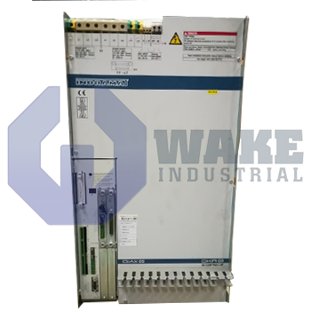 DKR03.1-W100N-BE23-01-FW | The DKR03.1-W100N-BE23-01-FW Drive Controller is manufactured by Rexroth Indramat Bosch. This drive controller operates with a rated current of 100 A, a Built-in Blower cooling mechanism, its command communication interface is SERCOS and it is Not Equipped with a bleeder. | Image