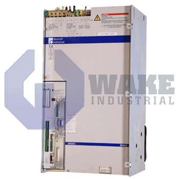DKR04.1-W400E-BE73-01-FW | The DKR04.1-W400E-BE73-01-FW Drive Controller is manufactured by Rexroth Indramat Bosch. This drive controller operates with a rated current of 400 A, a Built-in Blower cooling mechanism, its command communication interface is SERCOS and its bleeder control is External. | Image