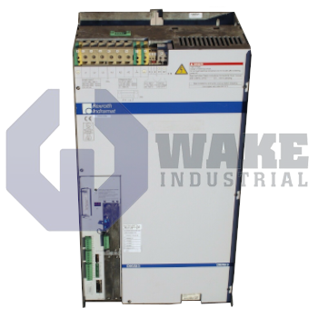 DKR04.1-W400N-BT01-01-FW | The DKR04.1-W400N-BT01-01-FW Drive Controller is manufactured by Rexroth Indramat Bosch. This drive controller operates with a rated current of 400 A, a Built-in Blower cooling mechanism, its command communication interface is SERCOS and it is Not Equipped with a bleeder. | Image