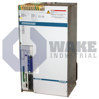 DKR04.1-W400E-BA04-01-FW | The DKR04.1-W400E-BA04-01-FW Drive Controller is manufactured by Rexroth Indramat Bosch. This drive controller operates with a rated current of 400 A, a Built-in Blower cooling mechanism, its command communication interface is ANALOG and its bleeder control is External. | Image