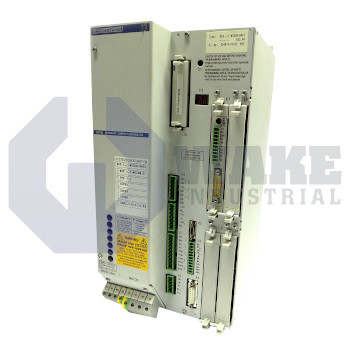 DKS01.1-W030B-RL21-01-FW | The DKS01.1-W030B-RL21-01-FW DKS AC Servo Drive is manufactured by Rexroth, Indramat, Bosch. The compact controller has a current rating of 30 A and a power requirement of 4.5 kVA. This controller also has a supply voltage of 230 V and reduced noise emission. | Image