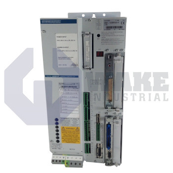 DKS01.1-W100A-DS50-01-FW | The DKS01.1-W100A-DS50-01-FW DKS AC Servo Drive is manufactured by Rexroth, Indramat, Bosch. The compact controller has a current rating of 100 A and a power requirement of 11 kVA. This controller also has a supply voltage of 230 V and standard noise emission. | Image