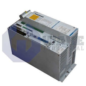 DKS01.1-W100A-RL04-01-FW | The DKS01.1-W100A-RL04-01-FW DKS AC Servo Drive is manufactured by Rexroth, Indramat, Bosch. The compact controller has a current rating of 100 A and a power requirement of 11 kVA. This controller also has a supply voltage of 230 V and standard noise emission. | Image