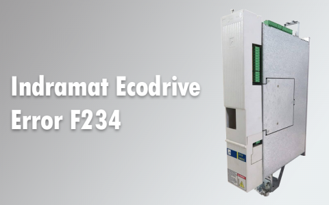 EcoDrive from Indramat with F234 error title card