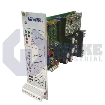 EEA-PAM-533-A-30 | EEA-PAM-533-A-30 Power Amplifier Card Series for Proportional Control Valves manufactured by Vickers. This EEA-PAM-533-A-30 Card is For Proportional Valve KFG4V-3/5 and has a Power (Input) Supply of 24V DC. | Image