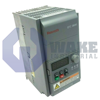 EFC5610-90K0-3P4-MDA-7P-SVPNN-L1NN | The EFC5610-90K0-3P4-MDA-7P-SVPNN-L1NN Frequency Converter is manufactured by Rexroth Indramat Bosch. The unit is equipped with 90.0kW of Continuous power, 400V connection voltage, and a Modbus Communication module. | Image
