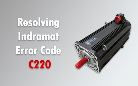 Indramat motor with C220 title card