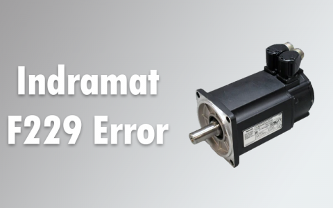 F229 Error title with Indramat MSK motor