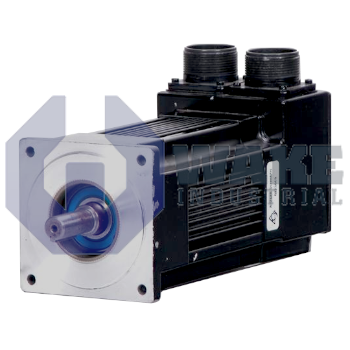 F43GENA-R2-NS-NV-00 | F Series servomotor manufactured by Pacific Scientific. This servomotor features a Shaft and mounting type of English along with a Ferrite magnet Magnet type. | Image